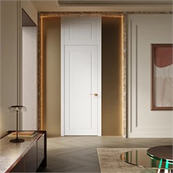 Межкомнатные двери с Фальшь фрамугой 2231