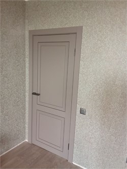 Готовое решение с моделью Decanto 1 Бархат серый 2233