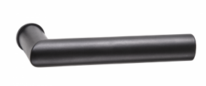 Ручка дверная "Мокко", INAL 548-09 zero, супер сатин хром, черный (В ПОДАРОК)