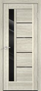 Межкомнатная дверь Premier 3 PO Лакобель черное (Дуб дымчатый)