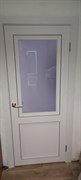 Межкомнатная дверь Деканто 1 Бархат белый в интерьере