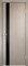 Межкомнатная дверь серии Smart Z1 PO Капучино стекло лакобель черное - фото 5774