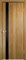 Межкомнатная дверь серии Smart Z1 PO Дуб золотой стекло лакобель черное - фото 5779