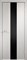 Межкомнатная дверь серии Smart Z2 PO Дуб белый стекло лакобель черное - фото 5790
