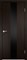 Межкомнатная дверь серии Smart Z2 PO Венге стекло лакобель черное - фото 5792
