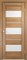 Межкомнатная дверь серии Duplex 12 PO Дуб золотой стекло лакобель белое - фото 5798
