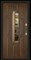 Входная дверь ДК Лион Темный Орех /Альберо Двупольная 1200 1964