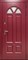Входная дверь ДК Барселона Красная эмаль/Синяя эмаль/Серая эмаль/Коричневая эмаль - фото 5949