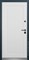 ВХОДНАЯ ДВЕРЬ СТАЛЬНАЯ ЛИНИЯ ГРАЦИЯ (МУАР АНТРАЦИТ/БЕЛЫЙ) GRAZIA 1994