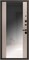 Входная дверь STR MX-33 (коричневый) и STR MX-34 (серый) Зеркало 2235