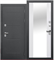Входная дверь  ISOTERMA СЕРЕБРО ЭМАЛИТ БЕЛЫЙ ЗЕРКАЛО С ТЕРМОРАЗРЫВОМ 2245
