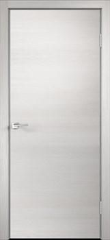 Межкомнатная дверь Techno PG алюминиевая кромка (Дуб белый поперечный) - фото 6105
