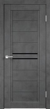 Межкомнатная дверь Next 2 PO Лакобель черное (Муар темный) - фото 6158