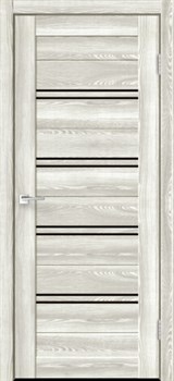 Межкомнатная дверь XLine 4 PO Лакобель черное (Клен крем) под заказ - фото 6197