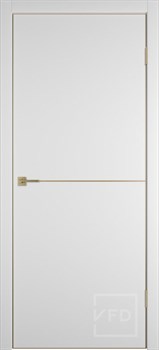 Межкомнатная дверь Urban 1 Emalex ice 4-xGE Gold mould (запил под замок 1) 2204 - фото 6985
