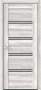 Межкомнатная дверь XLine 4 PO Лакобель черное (Клен айс) под заказ