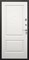 Входная дверь МД-47 Белый софт Д7, Д7 Шампань 1789
